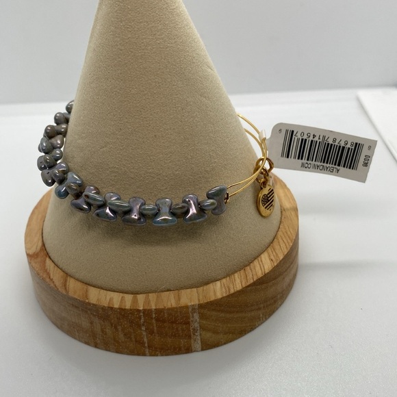 Alex and Ani Boulder Bangle Bracelet in Robin/Gold Finish/NWT - Picture 4 of 5